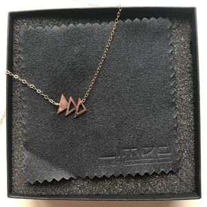 Limbo Jewelry - Asymmetrical, 14k Gold Fill Triangle Necklace Limbo Jewelry - Asymmetrical, 14k Gold Fill Triangle Necklace